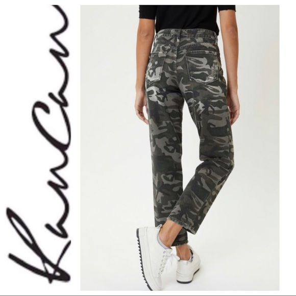 KanCan Wilder Camo High Rise Boyfriend Jeans - Picture 3 of 11
